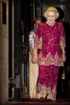 Amsterdam 22 juni 2022
Koning Willem Alexander , Koningin Maxima en prinses Beatrix bij paleis op de dam waar een diner was georganiseerd voor de ambassadeurs.