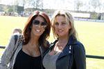 Utrecht 27 maart 2022
Bij voetbalclub DHSC in Utrecht wordt een dag georganiseerd waar geld opgehaald wordt voor Ukraine. Rachel Hazes en Jacqueline Laats