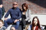 Utrecht 27 maart 2022
Bij voetbalclub DHSC in Utrecht wordt een dag georganiseerd waar geld opgehaald wordt voor Ukraine. Rachel hazes en Klaas Otto