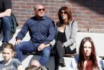 Utrecht 27 maart 2022
Bij voetbalclub DHSC in Utrecht wordt een dag georganiseerd waar geld opgehaald wordt voor Ukraine. Rachel hazes en Klaas Otto