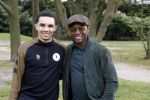 Rotterdam 30 maart 2022
Voetgolf tournooi van Life after Footbaal LAF op golfbaan SEVE in Rotterdam. Regi Blinker en zijn zoon