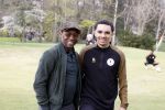 Rotterdam 30 maart 2022
Voetgolf tournooi van Life after Footbaal LAF op golfbaan SEVE in Rotterdam. Regi Blinker en zijn zoon