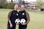 Rotterdam 30 maart 2022
Voetgolf tournooi van Life after Footbaal LAF op golfbaan SEVE in Rotterdam. Robert leroy met zijn zoon Josh
