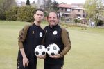 Rotterdam 30 maart 2022
Voetgolf tournooi van Life after Footbaal LAF op golfbaan SEVE in Rotterdam. Robert leroy met zijn zoon Josh