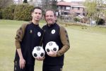 Rotterdam 30 maart 2022
Voetgolf tournooi van Life after Footbaal LAF op golfbaan SEVE in Rotterdam. Robert leroy met zijn zoon Josh