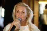 Amsterdam 21 maart 2022
Presentatie heren van Amstel live in Amsterdam.
Sanne hans  (miss Montreal)