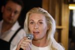 Amsterdam 21 maart 2022
Presentatie heren van Amstel live in Amsterdam.
Sanne hans  (miss Montreal)