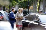 Den Haag 20 juni 2022
Diner met Prins Hendrik en Prinses Mary van Denemarken en Koning Willem Alexander en Koningin Maxima in de grote kerk . Sigrid Kaag met haar man Anis al Qaq