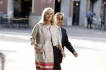Den Haag 20 juni 2022
Diner met Prins Hendrik en Prinses Mary van Denemarken en Koning Willem Alexander en Koningin Maxima in de grote kerk . Sigrid Kaag met haar man Anis al Qaq