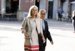 Den Haag 20 juni 2022
Diner met Prins Hendrik en Prinses Mary van Denemarken en Koning Willem Alexander en Koningin Maxima in de grote kerk . Sigrid Kaag met haar man Anis al Qaq