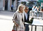 Den Haag 20 juni 2022
Diner met Prins Hendrik en Prinses Mary van Denemarken en Koning Willem Alexander en Koningin Maxima in de grote kerk . Sigrid Kaag met haar man Anis al Qaq