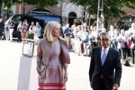 Den Haag 20 juni 2022
Diner met Prins Hendrik en Prinses Mary van Denemarken en Koning Willem Alexander en Koningin Maxima in de grote kerk . Sigrid Kaag met haar man Anis al Qaq