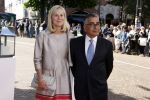 Den Haag 20 juni 2022
Diner met Prins Hendrik en Prinses Mary van Denemarken en Koning Willem Alexander en Koningin Maxima in de grote kerk . Sigrid Kaag met haar man Anis al Qaq