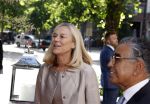 Den Haag 20 juni 2022
Diner met Prins Hendrik en Prinses Mary van Denemarken en Koning Willem Alexander en Koningin Maxima in de grote kerk . Sigrid Kaag met haar man Anis al Qaq