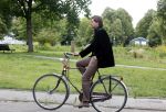 Amsterdam 5 juli 2022
Stefano Keizers op de fiets in Amsterdam zuid