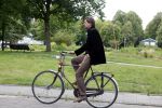 Amsterdam 5 juli 2022
Stefano Keizers op de fiets in Amsterdam zuid