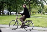 Amsterdam 5 juli 2022
Stefano Keizers op de fiets in Amsterdam zuid