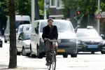 Amsterdam 5 juli 2022
Stefano Keizers op de fiets in Amsterdam zuid