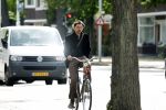 Amsterdam 5 juli 2022
Stefano Keizers op de fiets in Amsterdam zuid