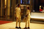 Amsterdam 12 juli 2022
Stefano Keizers met (een) vriendin voor de deur van Het nieuwe deLamar theater.