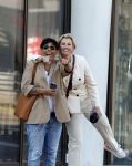 Amsterdam 31 mei 2023
Anouk Smulders en Annette Soleman  op straat in Amsterdam