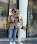 Amsterdam 31 mei 2023
Anouk Smulders en Annette Soleman  op straat in Amsterdam