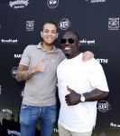 Amsterdam 15 juni 2023
Opening tatooshop Melvin Manhoef op de v Baerlestraat in Amsterdam.
Chahid Charrak ( Dutch Performante) en Melvin Manhoef