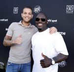 Amsterdam 15 juni 2023
Opening tatooshop Melvin Manhoef op de v Baerlestraat in Amsterdam.
Chahid Charrak ( Dutch Performante) en Melvin Manhoef