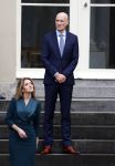 Den haag 10 januari 2022
Balkonscene nieuwe kabinet op paleis Noordeinde.
Dilan Yesilgoz en Ernst Kuipers