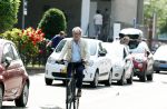 Amsterdam 19 juni 2023
Gijs Scholten v Aschat zingend op de fiets