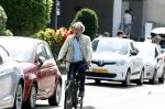 Amsterdam 19 juni 2023
Gijs Scholten v Aschat zingend op de fiets