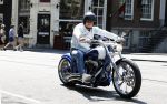Amsterdam 5 juni 2023
Koen Verweij op een hele dikke Harley Davidson.