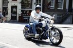 Amsterdam 5 juni 2023
Koen Verweij op een hele dikke Harley Davidson.