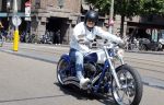 Amsterdam 5 juni 2023
Koen Verweij op een hele dikke Harley Davidson.