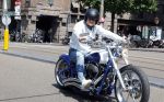 Amsterdam 5 juni 2023
Koen Verweij op een hele dikke Harley Davidson.