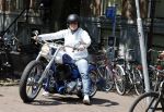Amsterdam 5 juni 2023
Koen Verweij op een hele dikke Harley Davidson.
