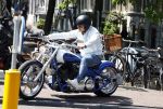 Amsterdam 5 juni 2023
Koen Verweij op een hele dikke Harley Davidson.