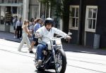 Amsterdam 5 juni 2023
Koen Verweij op een hele dikke Harley Davidson.