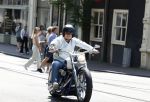 Amsterdam 5 juni 2023
Koen Verweij op een hele dikke Harley Davidson.