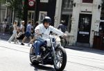 Amsterdam 5 juni 2023
Koen Verweij op een hele dikke Harley Davidson.