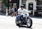 Amsterdam 5 juni 2023
Koen Verweij op een hele dikke Harley Davidson.