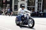 Amsterdam 5 juni 2023
Koen Verweij op een hele dikke Harley Davidson.