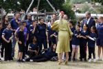 Schevenigen 23 juni 2023
Hare Majesteit Koningin Maxima bezocht het erfgoedpark Loosduinen in Den Haag.
Oa burgemeetser jan v Zanen was daarbij aanwezig.