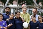 Schevenigen 23 juni 2023
Hare Majesteit Koningin Maxima bezocht het erfgoedpark Loosduinen in Den Haag.
Oa burgemeetser jan v Zanen was daarbij aanwezig.