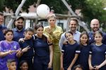 Schevenigen 23 juni 2023
Hare Majesteit Koningin Maxima bezocht het erfgoedpark Loosduinen in Den Haag.
Oa burgemeetser jan v Zanen was daarbij aanwezig.