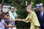 Schevenigen 23 juni 2023
Hare Majesteit Koningin Maxima bezocht het erfgoedpark Loosduinen in Den Haag.
Oa burgemeetser jan v Zanen was daarbij aanwezig.