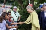 Schevenigen 23 juni 2023
Hare Majesteit Koningin Maxima bezocht het erfgoedpark Loosduinen in Den Haag.
Oa burgemeetser jan v Zanen was daarbij aanwezig.