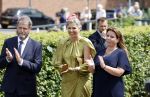 Schevenigen 23 juni 2023
Hare Majesteit Koningin Maxima bezocht het erfgoedpark Loosduinen in Den Haag.
Oa burgemeetser jan v Zanen was daarbij aanwezig.