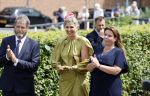 Schevenigen 23 juni 2023
Hare Majesteit Koningin Maxima bezocht het erfgoedpark Loosduinen in Den Haag.
Oa burgemeetser jan v Zanen was daarbij aanwezig.