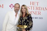 Amsterdam 10 juni 2023
Het 31e Amsterdam diner in AFAS Live tbv het Aidsfonds.
Linda de Mol kwam met Iebele v d Meulen  en werd opgevangen door prinses Mabel .